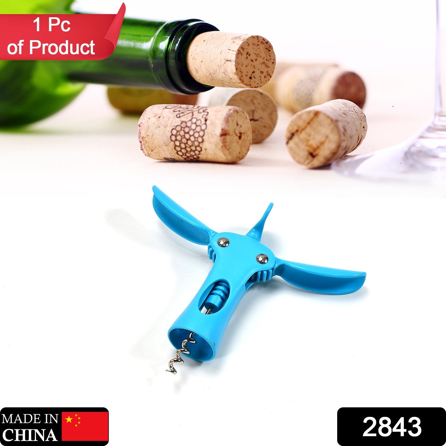 2843 Plastic Wing Corkscrew Wine Bottle Opener Simple and Stylish Wing Corkscrew Used in Kitchen Restaurant Bar DeoDap 2843 Plastic Wing Corkscrew Wine Bottle Opener Simple and Stylish Wing Corkscrew Used in Kitchen Restaurant Bar DeoDap